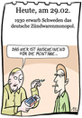 Cartoon: 29. Januar (small) by chronicartoons tagged zündhölzer,schweden,ikea,cartoon