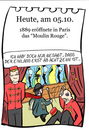 Cartoon: 5. Oktober (small) by chronicartoons tagged moulin,rouge,toulouse,lautrec,maler,cancan,paris