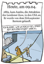 Cartoon: 9. April (small) by chronicartoons tagged jumbo,zirkus,england,usa,ratte,schiff