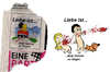 Cartoon: Liebe ist... (small) by chronicartoons tagged liebe,ist