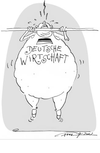 Cartoon: Der Aufschwung (medium) by 2001 tagged wirtschaft,aufschwung,