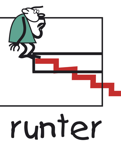 Cartoon: runter - down (medium) by zenundsenf tagged runter,down,zenf,zensenf,zenundsenf,walter,andi