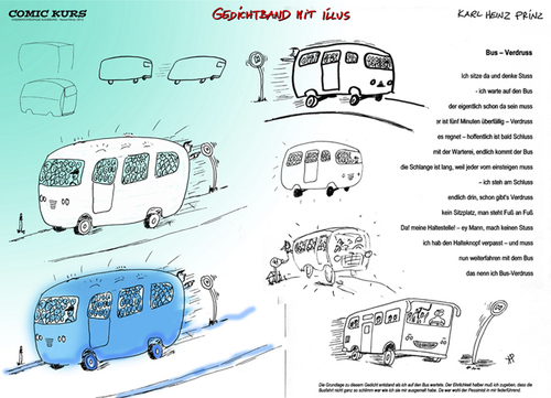 Cartoon: COMIC KURS 2012 Ergebnisse (medium) by zenundsenf tagged course,kurs,comic