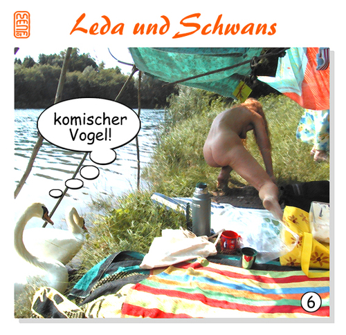 Cartoon: leda und schwans (medium) by zenundsenf tagged zensenf,zenundsenf,zenf,baden,zeus,schwan,leda