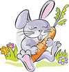 Cartoon: bunny and a carrott (small) by GaGagraceIE tagged carrot,carrott,lol,cute,bunny