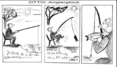 Cartoon: Anglerlatein (medium) by arno tagged anders,mal,angeln