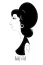 Cartoon: Amy Winehouse (small) by Martynas Juchnevicius tagged singer,caricature,amy,winehouse