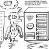 Cartoon: Ziele (small) by Walwing tagged bodybuilding,nüsse,arsch,muskeln,ziel,