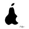 Cartoon: without words (small) by badham tagged apple mac pear fruit apfel birne