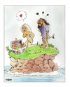 Cartoon: Island (small) by tejlor tagged sexy,island