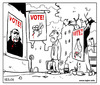 Cartoon: Vote (small) by tejlor tagged vote