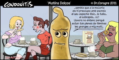 Cartoon: Condonitis 22 (medium) by DrCoragre tagged humor,catala,catalan,tira,comic,strip,drawing,digital
