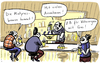 Cartoon: Mietpreisbremse (small) by kittihawk tagged kittihawk,2014,mietpreisbremse,kommt,ausnahmen,wohnungen,gas,mit,kneipe,stammtisch,bier,gesetz,maas,immobilien,markt