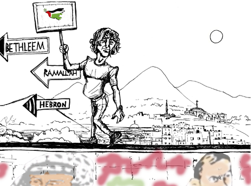 Cartoon: bethleem hebron ramallah (medium) by Bern tagged filistin,palestine,bethleem,hebron,ramallah