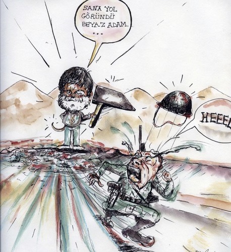 Cartoon: gun geldi (medium) by Bern tagged sosializm,socialisme