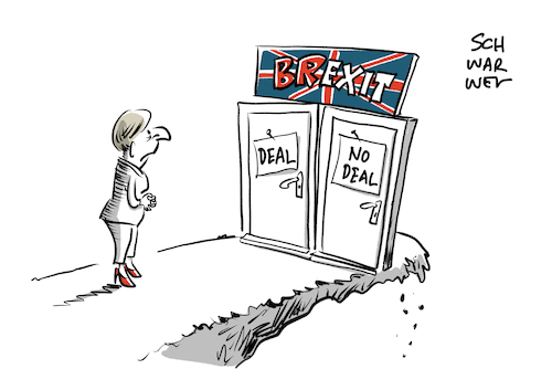 Cartoon: Brexit May Niederlage (medium) by Schwarwel tagged brexit,may,eu,austritt,europäische,union,great,britain,großbritannien,england,europa,niederlage,cartoon,karikatur,schwarwel,brexit,may,eu,austritt,europäische,union,great,britain,großbritannien,england,europa,niederlage,cartoon,karikatur,schwarwel