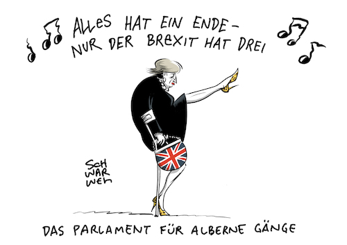 Cartoon: Brexiternity Theresa May (medium) by Schwarwel tagged brexit,exit,great,britain,großbritannien,theresa,may,austritt,eu,europäische,union,europa,merkel,cartoon,karikatur,schwarwel,brexit,exit,great,britain,großbritannien,theresa,may,austritt,eu,europäische,union,europa,merkel,cartoon,karikatur,schwarwel