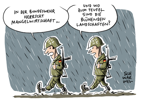Bundeswehr Mangelwirtschaft