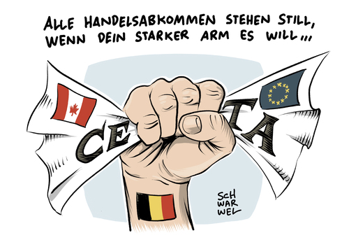 CETA Belgien