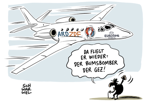 EM Privatjet ARD ZDF