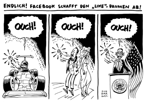 Facebook Like Daumen