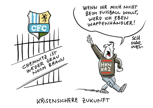 Fußball Trauerbekundung Chemnitz