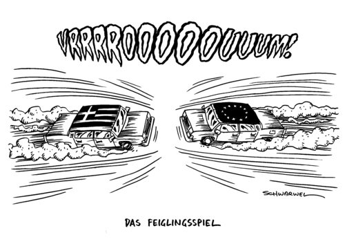 Cartoon: Griechenland Crashkurs (medium) by Schwarwel tagged griechenland,tsipras,crashklurs,außenminister,einigung,karikatur,schwarwel,griechenland,tsipras,crashklurs,außenminister,einigung,karikatur,schwarwel