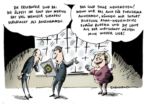 Merkel im Atomstreit zurück