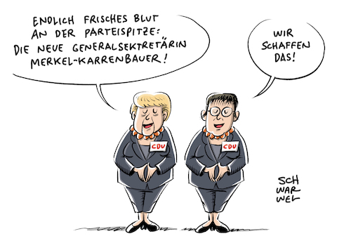 Merkel Kramp Karrenbauer