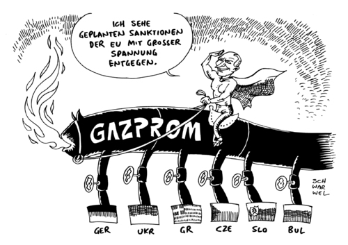Cartoon: Putins Geheimwaffe Gazprom (medium) by Schwarwel tagged krim,krise,ukraine,putin,geheimwaffe,gazprom,eu,europäische,union,deutschland,griechenland,bulgarien,sanktionen,krieg,terror,gewalt,mord,tot,tod,slowakai,gas,abhängigkeit,macht,machtausübung,angst,intervention,strafe,straffrei,cameron,handelspartner,russland,energie,öl,karikatur,schwarwel,krim,krise,ukraine,putin,geheimwaffe,gazprom,eu,europäische,union,deutschland,griechenland,bulgarien,sanktionen,krieg,terror,gewalt,mord,tot,tod,slowakai,gas,abhängigkeit,macht,machtausübung,angst,intervention,strafe,straffrei,cameron,handelspartner,russland,energie,öl,karikatur,schwarwel