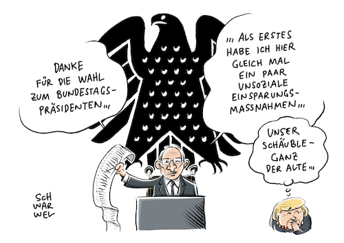 Schäuble Bundestagspräsident