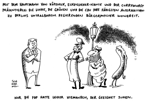 Cartoon: Wowereit Flufghafen Debakel (medium) by Schwarwel tagged wowereit,berlin,flughafen,debakel,ber,oppisition,amt,hauptmann,von,köpenick,regierung,bürgermeister,die,linke,grünen,cdu,partei,karikatur,schwarwel,flugzeug,wowereit,berlin,flughafen,debakel,ber,oppisition,amt,hauptmann,von,köpenick,regierung,bürgermeister,die,linke,grünen,cdu,partei,karikatur,schwarwel,flugzeug