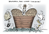 Cartoon: Erdbevölkerung (small) by Schwarwel tagged erde welt bevölkerung menschen kinder tiere lebewesen arche noah karikatur schwarwel milliarden