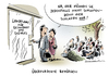 Cartoon: Flüchtlinge Behörden überford (small) by Schwarwel tagged flüchtlinge,behörden,überfordert,berlin,sofortprogramm,karikatur,schwarwel