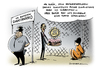Cartoon: Guantanamo Obama (small) by Schwarwel tagged guantanamo,obama,verwahranstalt,gefängnis,terror,terrorismus,gefangenenlager,gefangener,lager,us,usa,amerika,folter,verdächtige,karikatur,schwarwel,qual,schmerzen