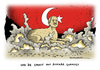 Cartoon: Kampf gegen Dschihadisten (small) by Schwarwel tagged untätigkeit,türkische,regierung,türkei,politik,kampf,gegen,dschihadisten,islamischer,staat,islam,karikatur,schwarwel