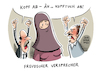 Cartoon: Kopftuchverbot im Job (small) by Schwarwel tagged eugh,europäischer,gerichtshof,kopftuch,verbot,kopftuchverbot,job,arbeit,arbeitgeber,karikatur,schwarwel