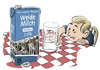 Cartoon: Milch (small) by Schwarwel tagged milch,lebensmittel,kuh,kühe,karikatur,schwarwel