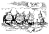 Cartoon: Parteien-Umfragewerte gut (small) by Schwarwel tagged partei,umfrageumfragewerte,spd,grüne,die,grünen,deutschland,regierung,politik,positiv,angela,merkel,gabriel,guideo,westerwelle,karikatur,schwarwel