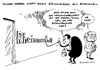 Cartoon: Rüstungsdeal Moskau (small) by Schwarwel tagged gestoppter,rüstungsdeal,moskau,klage,merkel,gabriel,russland,friedensnobelpreis,karikatur,schwarwel