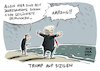 Cartoon: Trump auf Sizilien (small) by Schwarwel tagged donald,trump,us,usa,amerika,president,präsident,auslandsreise,sizilien,g7,gipfel,flüchtlinge,geflüchtete,karikatur,schwarwel