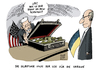 Cartoon: USA Hilfe Ukraine (small) by Schwarwel tagged ukraine,usa,hilfe,milliarden,dollar,euro,geld,finanzen,wirtschaft,militär,panzer,karikatur,schwarwel