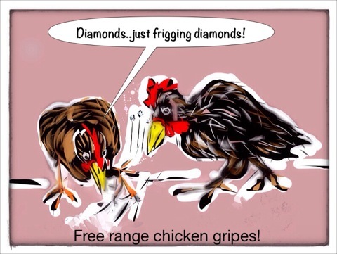 Cartoon: chicken feed (medium) by Toonopia tagged chickens