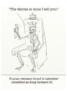 Cartoon: King Richard (small) by Toonopia tagged archealogical,forensics