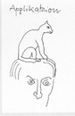 Cartoon: Katzenlexikon (small) by manfredw tagged katze,aufsatz,applikation