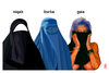 Cartoon: GAIA - burkanoid (small) by edda von sinnen tagged burka,burqua,clara,zetkin,earth,godness,emanzipation,weltfrauentag,world,zenundsenf,zensenf,zenf,andi,walter,womens,day,edda,von,sinnen