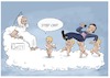 Cartoon: Gott (small) by tinotoons tagged gott,god,angels,heaven,tinotoons
