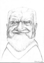 Cartoon: Enzo Bianchi (small) by davide calandrini tagged caricature,personaggi,famosi,cultura,arte,spiritualita,letteratura,disegni