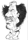 Cartoon: MUAMMER AL QADDAFI (small) by halileser tagged muammer al qaddafi