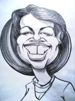 Cartoon: Condolezza Rice (medium) by lukas tagged artstix,markers,